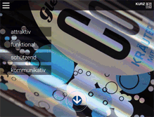 Tablet Screenshot of kurz.de